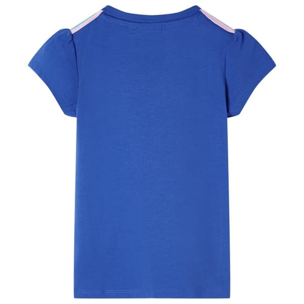 vidaXL T-shirt för barn kobolt 140