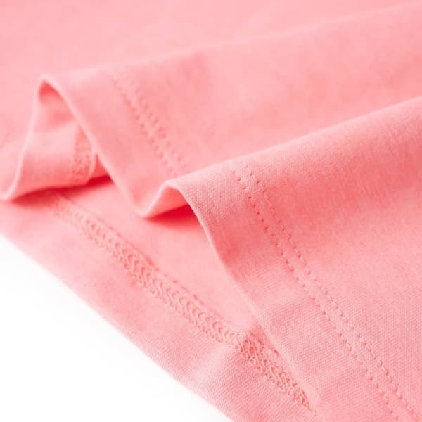 vidaXL T-shirt för barn stark rosa 116