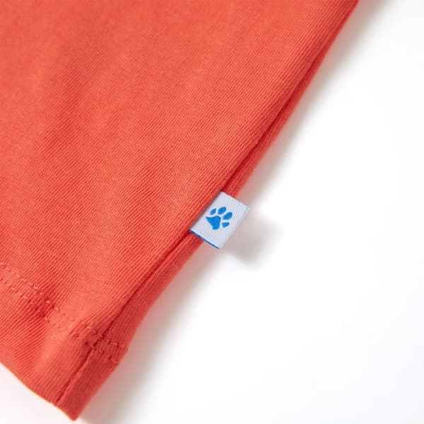 vidaXL T-shirt för barn ljusröd 104