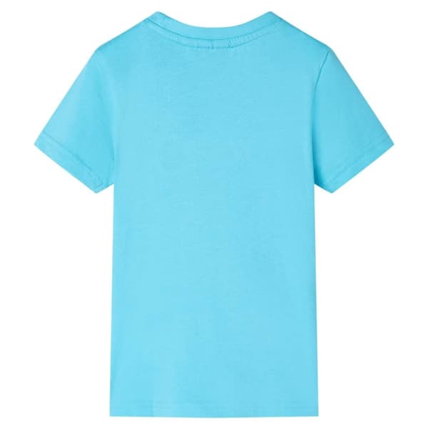 vidaXL T-shirt för barn aqua 104