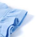 Miniatyrbillede 4 af 7: vidaXL T-shirt til børn str. 104 med flæser lyseblå