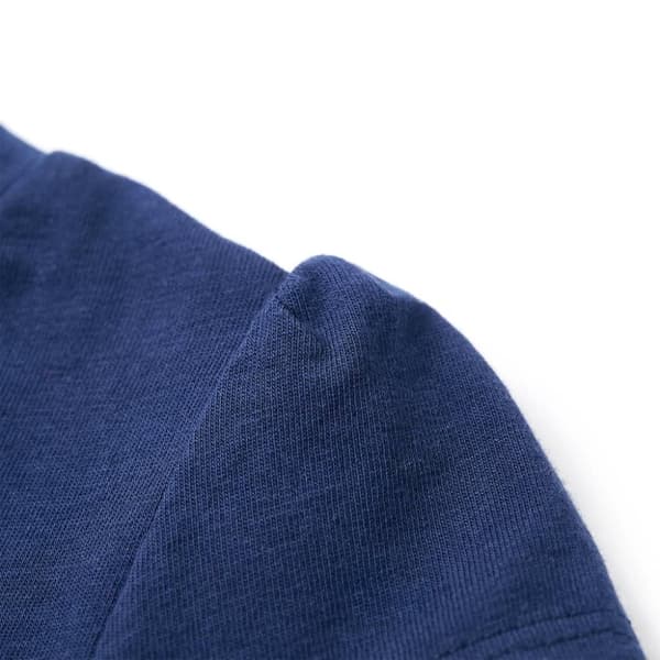 vidaXL T-shirt til børn str. 128 marineblå
