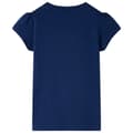 Miniatyrbillede 2 af 7: vidaXL T-shirt til børn str. 92 marineblå