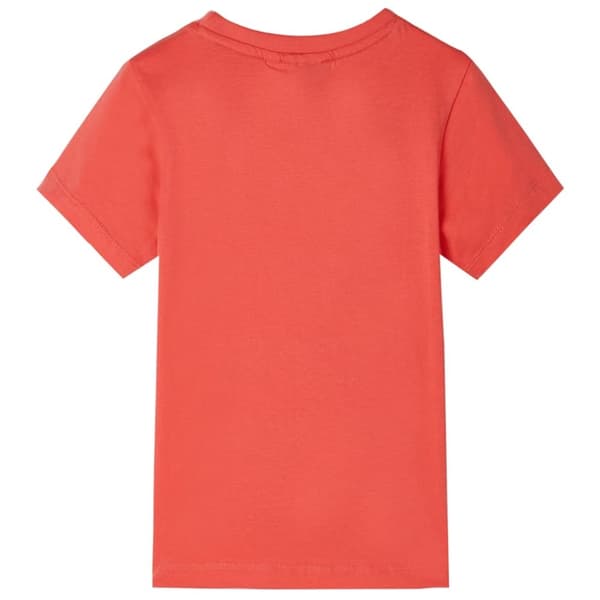 vidaXL T-shirt til børn str. 92 rød