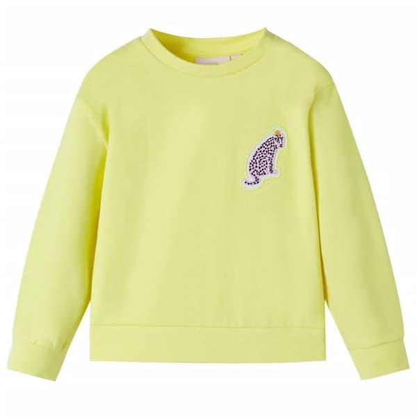 vidaXL Sweatshirt til børn str. 140 gul