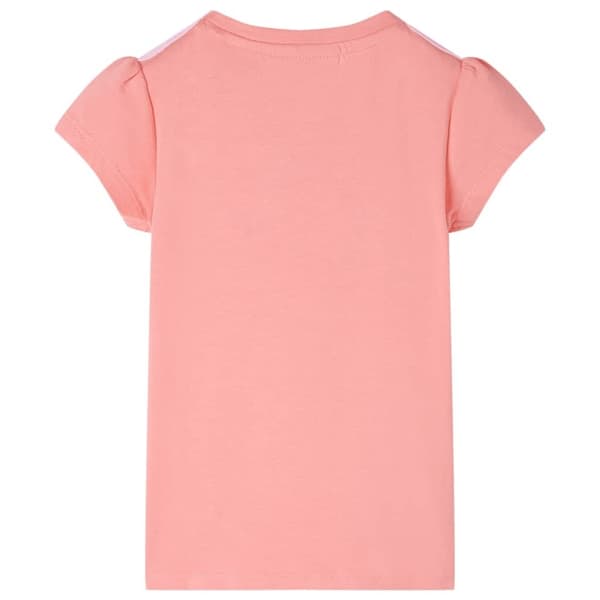 vidaXL T-shirt til børn str. 116 lys koralfarve