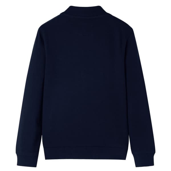 vidaXL Sweatshirt til børn str. 104 med lynlås marineblå