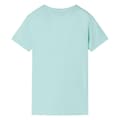 Miniatyrbild 2 av 7: vidaXL T-shirt för barn ljus mintgrön 116
