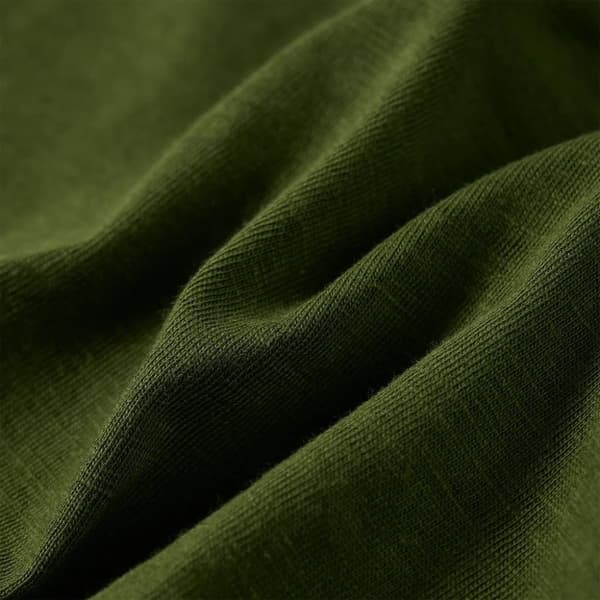 vidaXL Lasten pitkähihainen T-paita tumma khaki 104