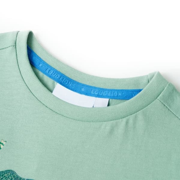 vidaXL Lasten T-paita vaalea khaki 104