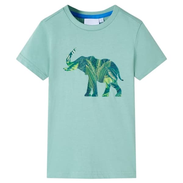 vidaXL Lasten T-paita vaalea khaki 104