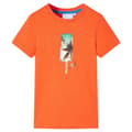 Pikkukuva 1 / 7: vidaXL T-shirt til børn str. 116 orange