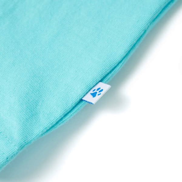 vidaXL T-shirt til børn str. 92 akvamarinblå