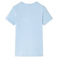 Miniatyrbild 2 av 7: vidaXL T-shirt för barn ljusblå 128