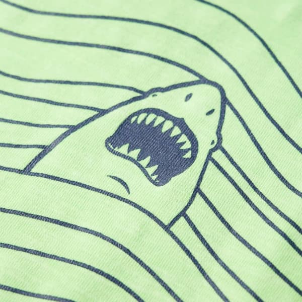 vidaXL T-shirt för barn neongrön 104
