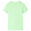 Miniatyrbild 2 av 7: vidaXL T-shirt för barn neongrön 104