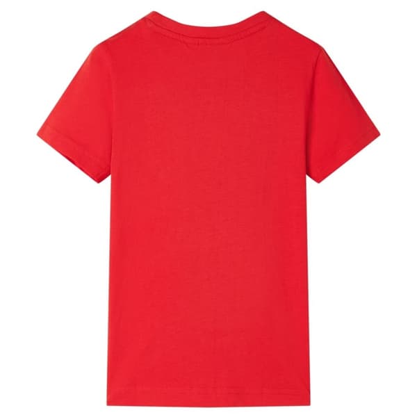 vidaXL T-shirt för barn röd 104