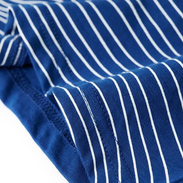 vidaXL T-shirt för barn mörkblå 116