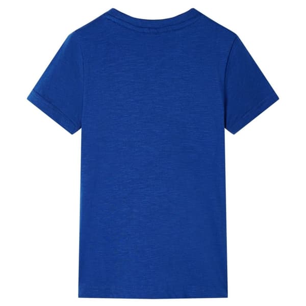 vidaXL T-shirt för barn mörkblå 116