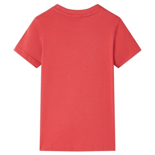 vidaXL T-shirt för barn röd 104