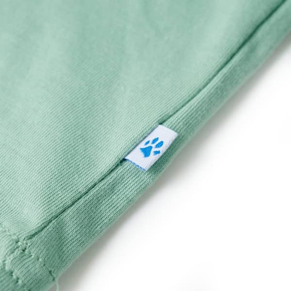 vidaXL T-shirt för barn ljus khaki 116