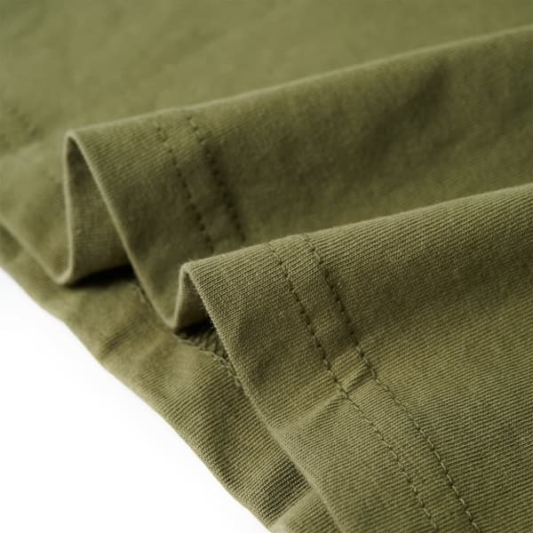 vidaXL T-shirt för barn khaki 92
