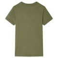 Miniatyrbild 2 av 7: vidaXL T-shirt för barn khaki 92