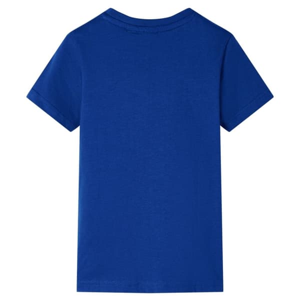 vidaXL T-shirt för barn mörkblå 128