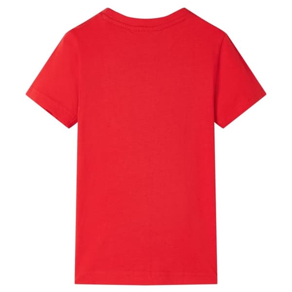 vidaXL T-shirt för barn röd 140