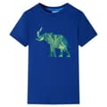 Miniatyrbild 1 av 7: vidaXL T-shirt för barn mörkblå 140