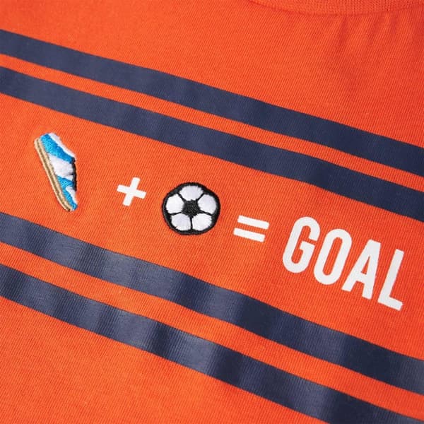 vidaXL T-shirt för barn mörk orange 140