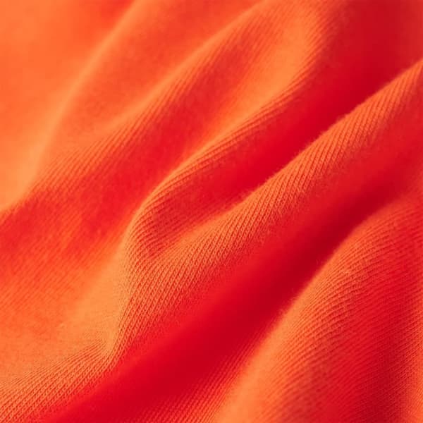 vidaXL T-shirt för barn mörk orange 140