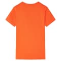 Miniatyrbild 2 av 7: vidaXL T-shirt för barn mörk orange 140
