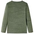 Miniatyrbillede 2 af 7: vidaXL Langærmet T-shirt til børn str. 140 kakimeleret