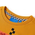 Miniatyrbillede 3 af 7: vidaXL Langærmet T-shirt til børn str. 116 okkergul