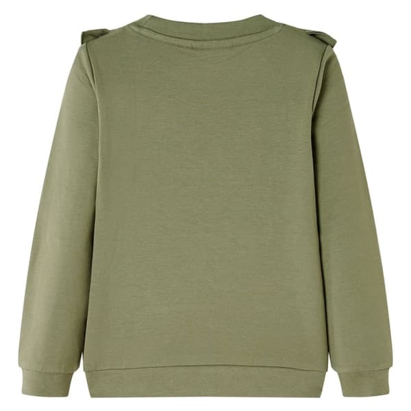 vidaXL Sweatshirt til børn str. 104 kakifarvet