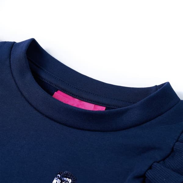 vidaXL Sweatshirt til børn str. 92 marineblå