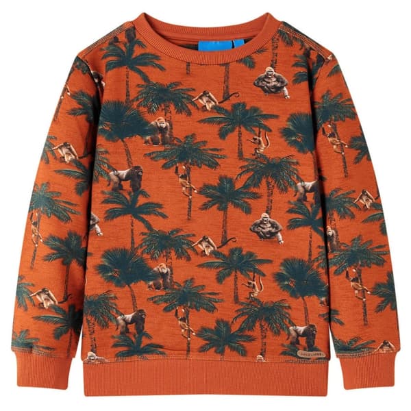 vidaXL Sweatshirt til børn str. 104 lys rustfarve