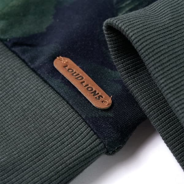 vidaXL Barntröja mörk khaki 140