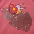 Miniatyrbild 4 av 7: vidaXL T-shirt med långa ärmar för barn gammelrosa 92