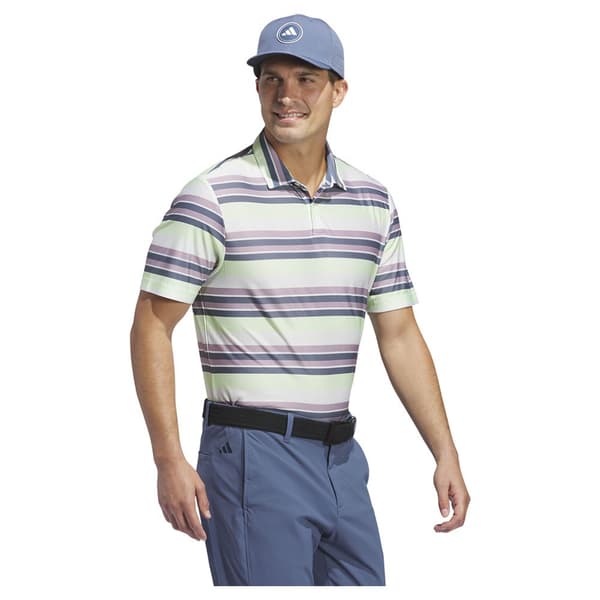 Adidas Kortærmet Polo Heat.rdy Stripe  L
