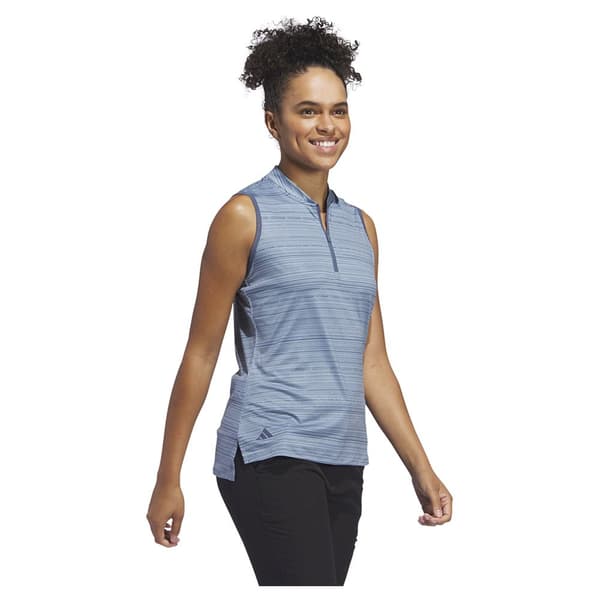 Adidas Ärmlös Polo Ultimate365 Stripe  S