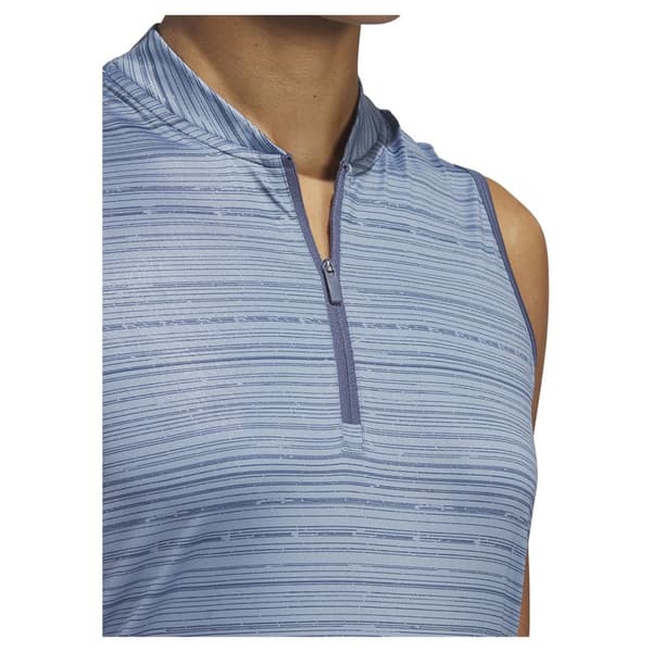 Adidas Ärmlös Polo Ultimate365 Stripe S