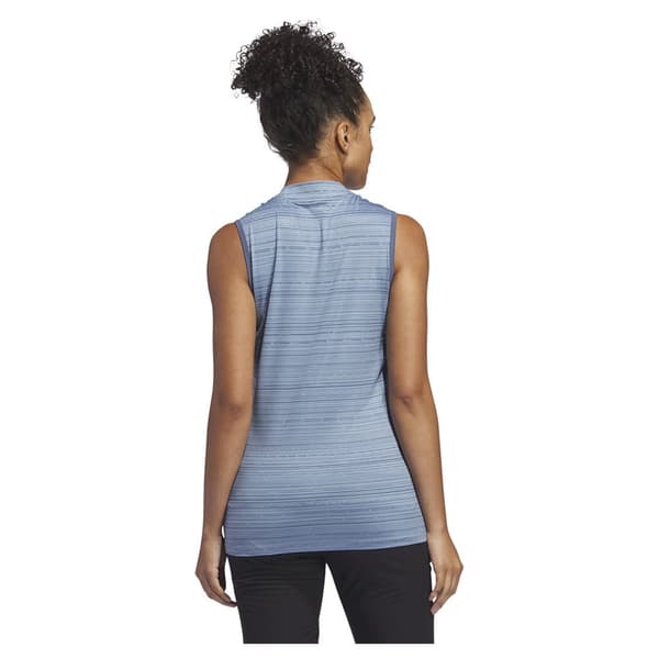 Adidas Ärmlös Polo Ultimate365 Stripe S