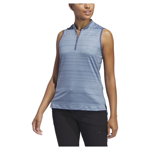 Adidas Ärmlös Polo Ultimate365 Stripe  S