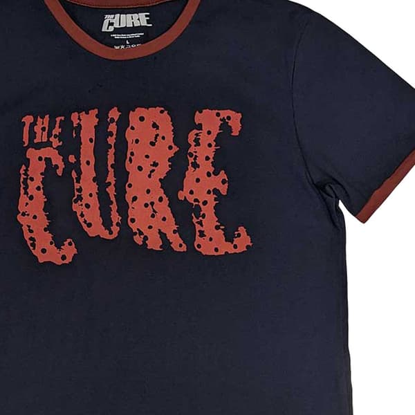 The Cure Band Logo Ringer T Shirt