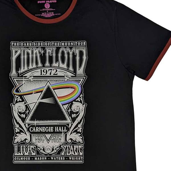 Pink Floyd Carnegie Hall Poster Ringer T Shirt