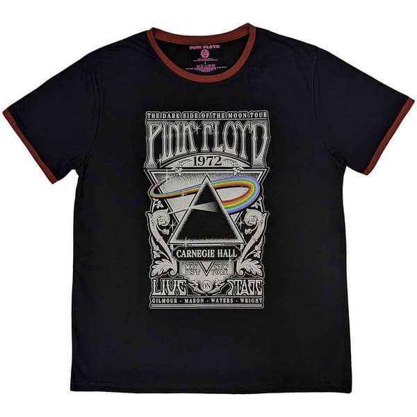 Pink Floyd Carnegie Hall Poster Ringer T Shirt