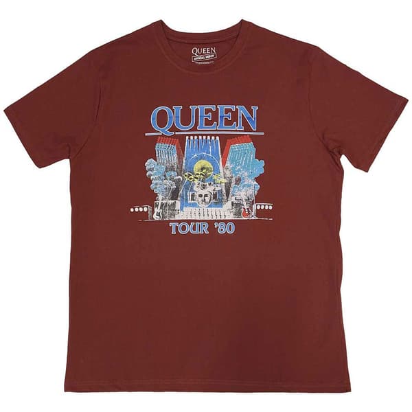 Queen Tour 1980 Logo T Shirt