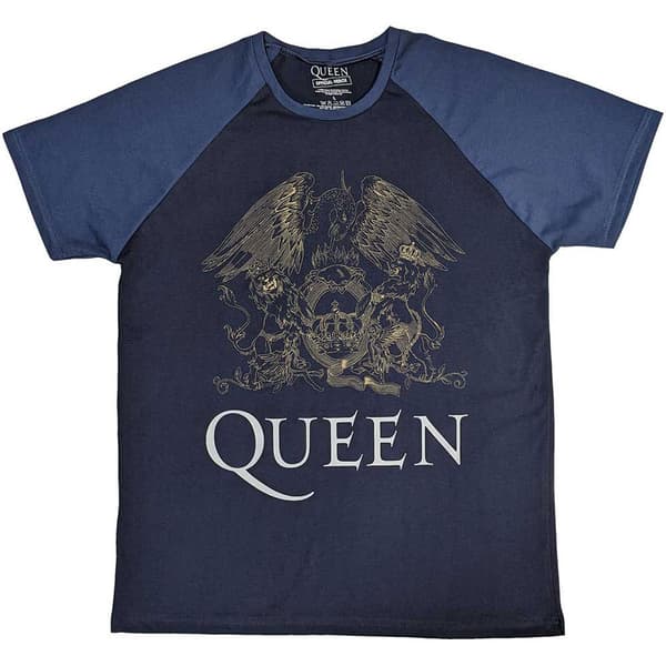 Queen Classic Crest Raglan T Shirt | CDON